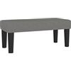 vidaXL Panca Grigio Scuro 70x30x30 cm in Tessuto