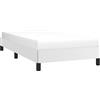 vidaXL Giroletto Bianco 100x200 cm in Similpelle