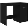 vidaXL Scrivania Nera 100x50x76 cm in Legno Multistrato