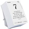 Il Calendario Filosofico 2026 con Supporto in Cartone, Formato A7 da 7,4x10,5 cm, Il Primo e L'Originale Calendario da Tavolo con 365 Giorni di Frasi Filosofiche, Ogni Giorno Una Frase, Made in Italy