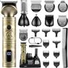 VGR Regolabarba uomo Rasoio Elettrico Barba Capelli Corpo, Kit Completo per la Cura della Barba, Trimmer T-Blade, 7 in 1