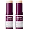 YCZCHE14 Balsamo Multi Balsamo Coreano 2 x 10 g Stick Trattamento All-in-One al Collagene Balsamo Antirughe Coreano Idratante Rassodante e Anti-Età per Occhi Collo e Viso