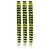 xiuling4568 Extension for capelli a strisce da 3 pezzi, 18 pollici, colorate, lunghe e dritte, con clip, for uso quotidiano e feste da donna Veloci da indossare(Yellow)