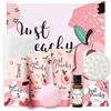 # BFFLOVE Pesca Confezione Regalo Set per Donna 8 PCS, Asciugamano, Olio da Massaggio, Lozione Corpo, Candela, Sale da Bagno, Regalo di festa della mamma, regalo di compleanno