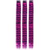 xiuling4568 Extension for capelli a strisce da 3 pezzi, 18 pollici, colorate, lunghe e dritte, con clip, for uso quotidiano e feste da donna Veloci da indossare(Red)