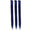 xiuling4568 Extension for capelli a strisce da 3 pezzi, 18 pollici, colorate, lunghe e dritte, con clip, for uso quotidiano e feste da donna Veloci da indossare(Dark Blue)