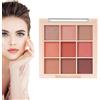 Generico Palette Per Il Trucco Degli Ombretti: Polvere Di Pigmenti Naturali, Tonalità Vellutate E Lisce | Kit Professionale Di Fard Per Contorni Evidenziati A Lunga Tenuta Per Donne, Ragazze, Principianti, Eve
