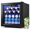 TRIUMPHKEY Frigo 36L Nero Vetro Digitale