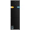 Cecotec Frigorifero Combinato 335L No Frost Bolero CoolMarket Combi 335 Black E. Altezza 195,3cmx59,5cm Larghezza, Compressore Inverter Plus, Basso Consumo, in Vetro, Cassetto Controllo Umidità, Nero