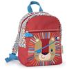 LILLIPUTIENS - Zaino in PET riciclato Jack il leone - Zaino per bambini con ampia tasca, spallacci regolabili e cintura - Resistente all'acqua, adatto a scuola e gite - Dai 3 anni - 84478