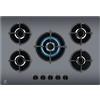 Electrolux Piano Cottura 5 Fuochi a Gas Larghezza 74 cm in Vetro colore Specchio - EGG75372M