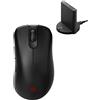 BenQ ZOWIE EC3-CW Mouse Ergonomico da Gioco Senza Fili per Esports | Ricevitore Migliorato | Rotella di Scorrimento a 24 Passi | Senza Driver | Rivestimento Nero Opaco | Taglia Piccola