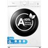 Midea Lavatrice 8 kg Classe A-10% 1400 Giri Silent Inverter Motor