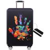 MosaiRudo Spessore Elastico Coperture per Valigie Applicare alla 18 ''-32 ''Valigie, Viaggio Luggage Trolley Case Suitcase Luggage Cover Protector (C2261, XL)