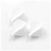 CUESOUL TERO AK4 White Dart Flights Standard, Set di 3 Pezzi