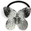 Bottega della Principessa - Elastico Capelli Donna con Placca in Metallo Argentato - Elegante e Versatile, con astuccio in raso