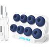Joremx Gommini di ricambio (4Paia-Per AirPods Pro 1&2-Blu Navy-XS/S/M/L)