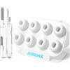 Joremx Gommini di ricambio (4Paia-Per AirPods Pro 1&2-Bianco-S)