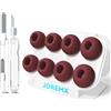 Joremx Gommini di ricambio (4Paia-Per AirPods Pro 1&2-Bordeaux-XS/S/M/L)