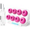 Joremx Gommini di ricambio (4Paia-Per AirPods Pro 1&2-Rosa Rosato-XS/S/M/L)
