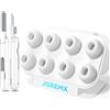 Joremx Gommini di ricambio (4Paia-Per AirPods Pro 1&2-Bianco-XS)
