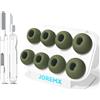 Joremx Gommini di ricambio (4Paia-Per AirPods Pro 1&2-Verde Oliva-XS/S/M/L)