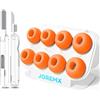 Joremx Gommini di ricambio (4Paia-Per AirPods Pro 1&2-Arancione-XS/S/M/L)