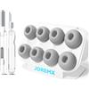 Joremx Gommini di ricambio (4Paia-Per AirPods Pro 1&2-Grigio-XS/S/M/L)