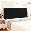 Ystyle Copri Testiera Letto, Copri Spalliera Letto Matrimoniale/Singolo Elasticizzata, Copertura Testata Letto Matrimoniale Lavabile, Headboard Cover Antipolvere Universale (90CM, Nero)