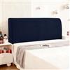 Ystyle Copri Testiera Letto, Copri Spalliera Letto Matrimoniale/Singolo Elasticizzata, Copertura Testata Letto Matrimoniale Lavabile, Headboard Cover Antipolvere Universale (150CM, Blu Navy)