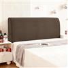 Ystyle Copri Testiera Letto, Copri Spalliera Letto Matrimoniale/Singolo Elasticizzata, Copertura Testata Letto Matrimoniale Lavabile, Headboard Cover Antipolvere Universale (90CM, Marrone)