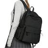 HYC00 Zaino Scuola Superiore Ragazza Ragazzo, Zaini Università Porta PC 14 Pollici Antifurto Zainetto Cartella Uomo Resistente all'acqua Zaino Donna Scuola Media Casual Backpack School Bag,D1-Nero