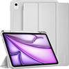EasyAcc Cover Compatibile con iPad Air 11 Pollici M4/M3/M2 2026/2025/2024 | iPad Air 5/4 (10,9-Pollici, Modello 2022/2020, 5a/4a Generazione), Supporta Ricarica Magnetica di iPencil, Argento