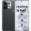 realme 16 Pro+ 5G Smartphone, 12+512GB,Display Curvo AMOLED 6,8 144Hz, Fotocamera 200MP OIS, Obiettivo Ritratto 50MP, Snapdragon 7 Gen 4, Batteria 7000mAh, Ricarica Rapida 80W, IP69/NFC, Grigio