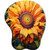 ELLENNE Tappetino Mouse Gel Mousepad Poggiapolso C50-Anima Gialla | Tappetino con cuscino in Gel per Mouse | Ergonomico con Poggiapolso| Comodo, Antiscivolo e lavabile | Mousepad