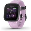 Garmin Bounce™, Smartwatch per Bambini, Messaggi di Testo e Vocali Bidirezionali, Tracciamento della Posizione, Floreale Lilla