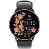 Raikon Smartwatch da donna S30, con WiFi, Bluetooth e modalità sportiva, impermeabile IP68 (nero)