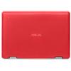 mCover Custodia compatibile solo per computer portatili convertibili ASUS Chromebook Flip serie C214MA da 11,6 2019-2021 (non compatibile con altri modelli Asus), rosso