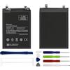 Duotipa Batteria di ricambio BM5A compatibile con Redmi Note 11 Pro 4G batteria 5060 mAh con kit di strumenti di riparazione