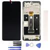 Generic Schermo LCD di visualizzazione per TCL 40 NxtPaper 4G T612B Schermo Touch inVetro assemblato di Ricambio + Strumenti (con Cornice Nero)