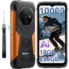 Blackview Rugged Smartphone Android 16, Batteria 10000mAh Telefono Indistruttibile, Gemini AI, 18(6+12) GB+256GB/2TB TF Celluare Antiurto, 6.56 HD+, 4G/NFC/OTG/Fingerprint/3 Anni Garanzia