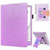Caweet Custodia per Pocketbook InkPad One da 10,3 (modello 2026), Viola | Cover in pelle PU di alta qualità con supporto pieghevole, vano per schede e tracolla a mano
