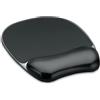 Retoo Tappetino per mouse con cuscino in gel, poggiapolsi ergonomico per computer e laptop, tappetino per mouse comfort con poggiapolsi in gel per ufficio, nero