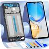 ARSSLY Display LCD per Redmi A5 Display LCD Digitizer Touchscreen Assemblea con Riparazione, Schermo LCD per Xiaomi Redmi A5 25028PC03G 25028RN03A 25028RN03I 6,88 pollici, Nero con Cornice