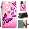 KENHONER Custodia per Xiaomi Redmi Note 13 5G, Farfalla | Portafoglio Pelle PU, Magnetica, Resistente Agli Urti, Scomparto Carte Credito, Pieghevole, Flip Libro, Motivo