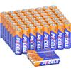 PKCELL Batterie AA, 1,5 V, 60 pezzi, batterie alcaline LR6, conservabili per 10 anni, ideali per dispositivi quotidiani come tastiere, orologi e telecomandi