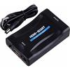 Ziyan Convertitore da HDMI a Scart AV Scaler Converter Adattatore 720p/1080p HD TV HDCP