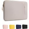 ProCase Custodia per MacBook Neo 13 Pollici 2026 (Modello A3404 A18 Pro) | Borsa Resistente con Fodera Morbida e Tasca Anteriore per Matita e Caricabatterie - Argento