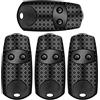 PingGoo Telecomando per Porta del Garage, PingGoo Telecomando per Apriporta del Garage Trasmettitore Portachiavi Portatile, Garage Door Remote Control per TOP 432NA/ 432EE/ 432EV/ 432 M (4, Nero)