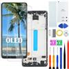 H&LYCYJ Display Schermo per Samsung A52 5G OLED Nero con Cornice